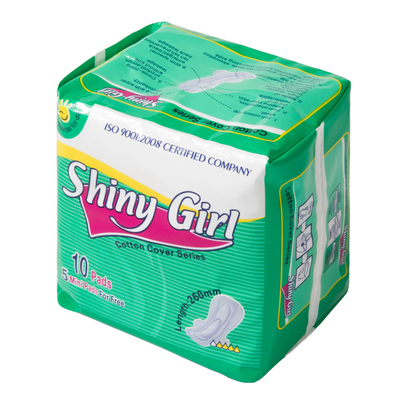 Winged Cotton Menstrual Pads Maxi 290mm Women'S Hygiene Pads
