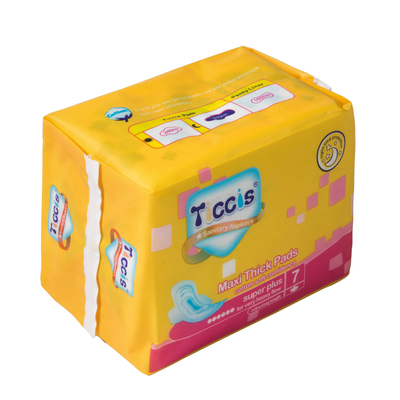 410mm Ladies Sanitary Napkins Natural Negative Ion Strip Pads For Women