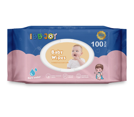 BB Joy Herb Antibacterial Hands Wet Wipes Plain EDI Purified Water