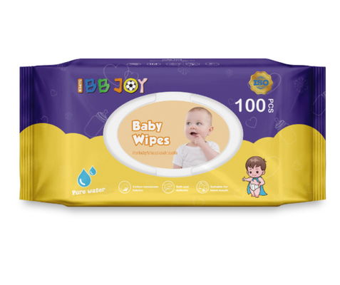 BB Joy Herb Antibacterial Hands Wet Wipes Plain EDI Purified Water