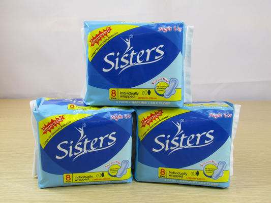 Wrapping Sanitary Napkin Pads Waterproof Absorbent Fabric Menstrual Pads