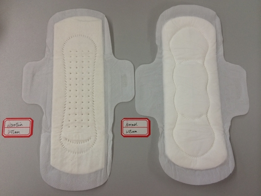 Herbal Bamboo Sanitary Pads Thin Wingless Maxi Pads With Cottony Cover