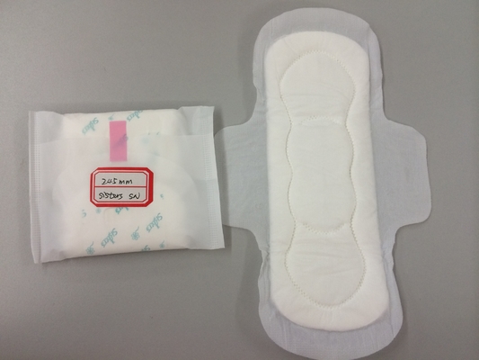 Herbal Bamboo Sanitary Pads Thin Wingless Maxi Pads With Cottony Cover