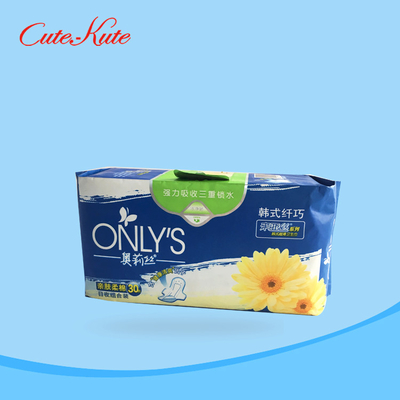 270mm Soft Menstrual Pads Absorbency Lady Anion Pads Quick Easy Wrapping