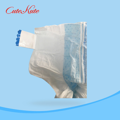 Soft Backsheet Infant Baby Diapers 3D Anti Leak Chemical Free Diapers Adjustable