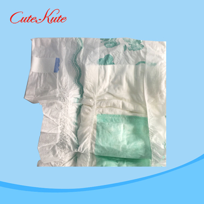 Soft Backsheet Infant Baby Diapers 3D Anti Leak Chemical Free Diapers Adjustable