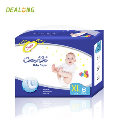 Printed Super Absorbent Polymer Diaper Unisex Disposable Diapers Newborn