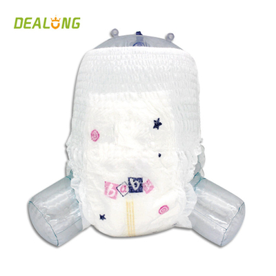 PE Film Baby Pull Up Pants Elastic Waistband White ADL Pull Ups Training Pants