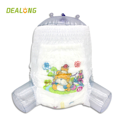 PE Film Baby Pull Up Pants Elastic Waistband White ADL Pull Ups Training Pants