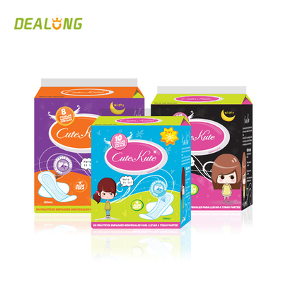 Comfortable Women Sanitary Pads 270mm Lady Care Sanitary Napkin Printed