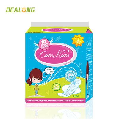 Lady Anion Sanitary Napkin Perfume Organic Cotton Diaper FDA