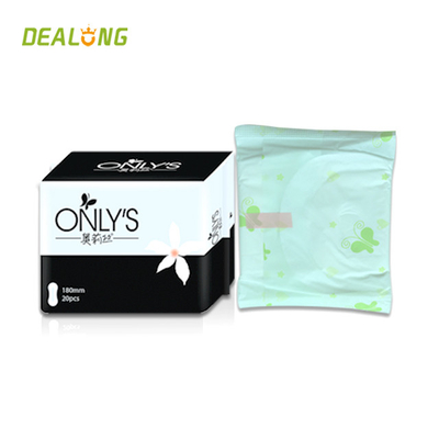 Printed 250mm Maternity Sanitary Pads Dryness Sofy Mint Pad For Lady Day Use
