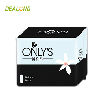 Printed 250mm Maternity Sanitary Pads Dryness Sofy Mint Pad For Lady Day Use