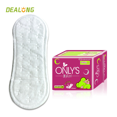 Ultra Thin Sanitary Napkin Diaper Night 155mm Super High Absorbency