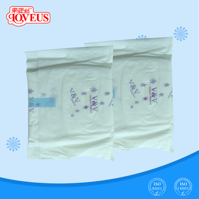 280mm Pure Cotton Sanitary Pads PE Film Maxi Sanitary Napkins