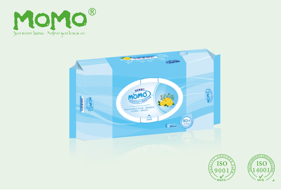 Unscented Baby Wet Wipes Bamboo Fiber Moisturizer Alcohol Free