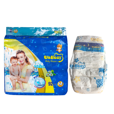 Magic Tape Disposable Baby Diaper Clothlike Backsheet With Big Elastic Waistband