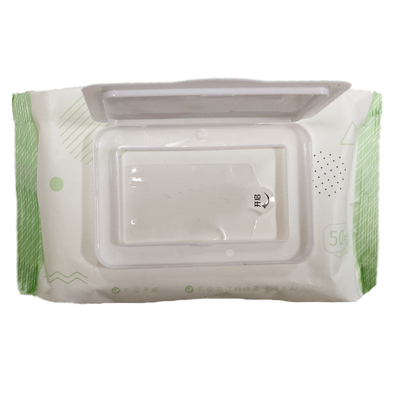Spunlace Water Non Woven Wet Wipes Lavender Meshed Sensitive Cleaning