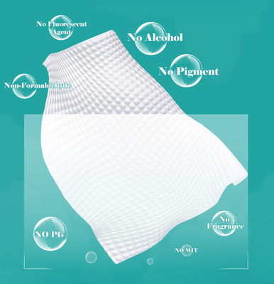 Organic Antibacterial Wet Wipes Folded Alcohol Free Wet Wipes Hyaluronic Acid