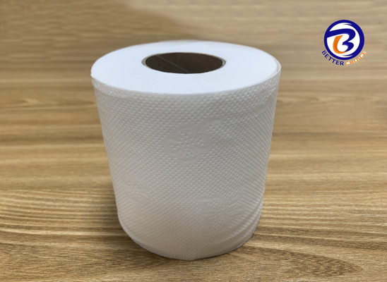 Soft Comfortable Toilet Disposable Paper Tissue Roll 15 Gsm H 9CM