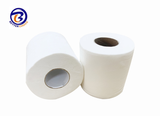 Soft Comfortable Toilet Disposable Paper Tissue Roll 15 Gsm H 9CM