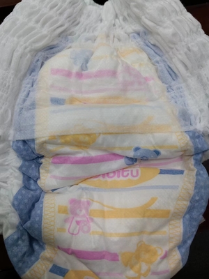 Grade B Cotton Surface Pull Up Pants Diaper Printed For Baby