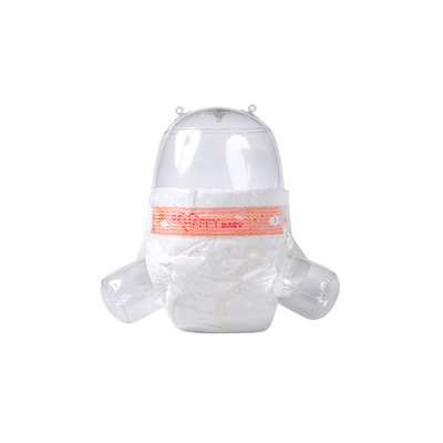 SGS Printed Clothlike Disposable Baby Diapers Adjustable Comfortable