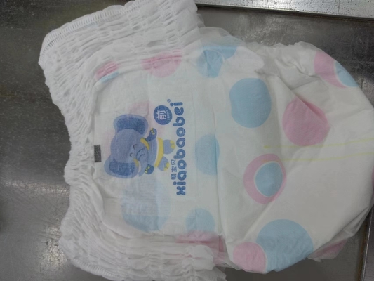 B Grade Baby Comfortable Printed Disposable Diapers Clothlike Adjustable