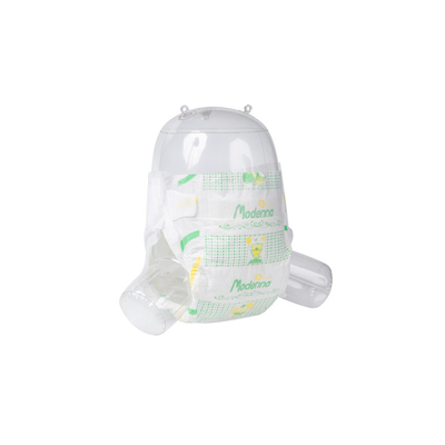 BTC SGS Printed Disposable Baby Diaper With 3D Leak Prevention Channel