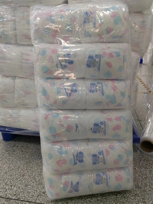 SAP Overnight Printed Disposable Baby Diapers B Grade Breathable